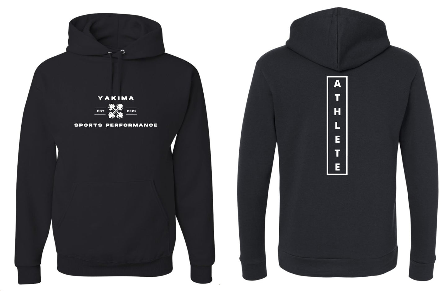 Black Athlete Hoodie