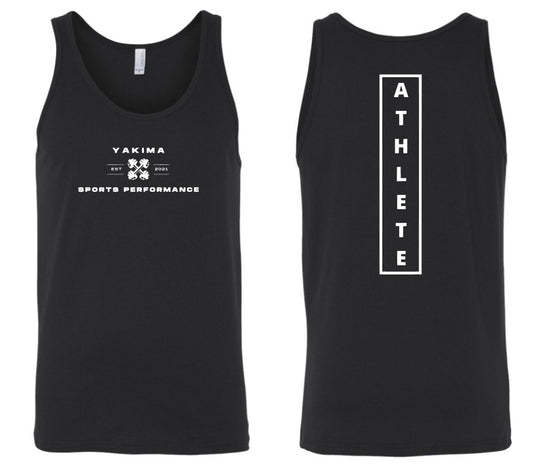 Black Athlete Tank - Mens