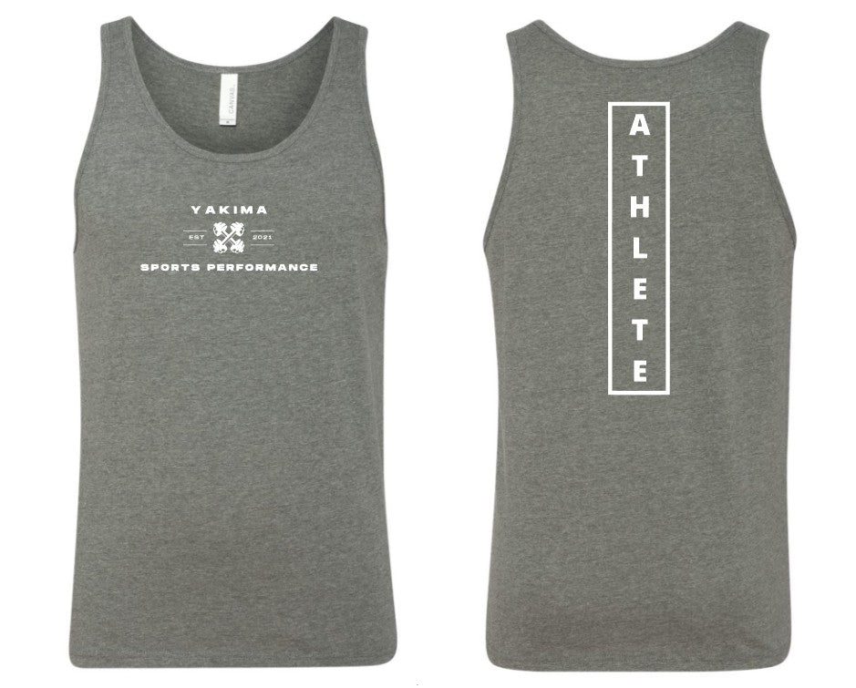 Grey Athlete Tank - Mens