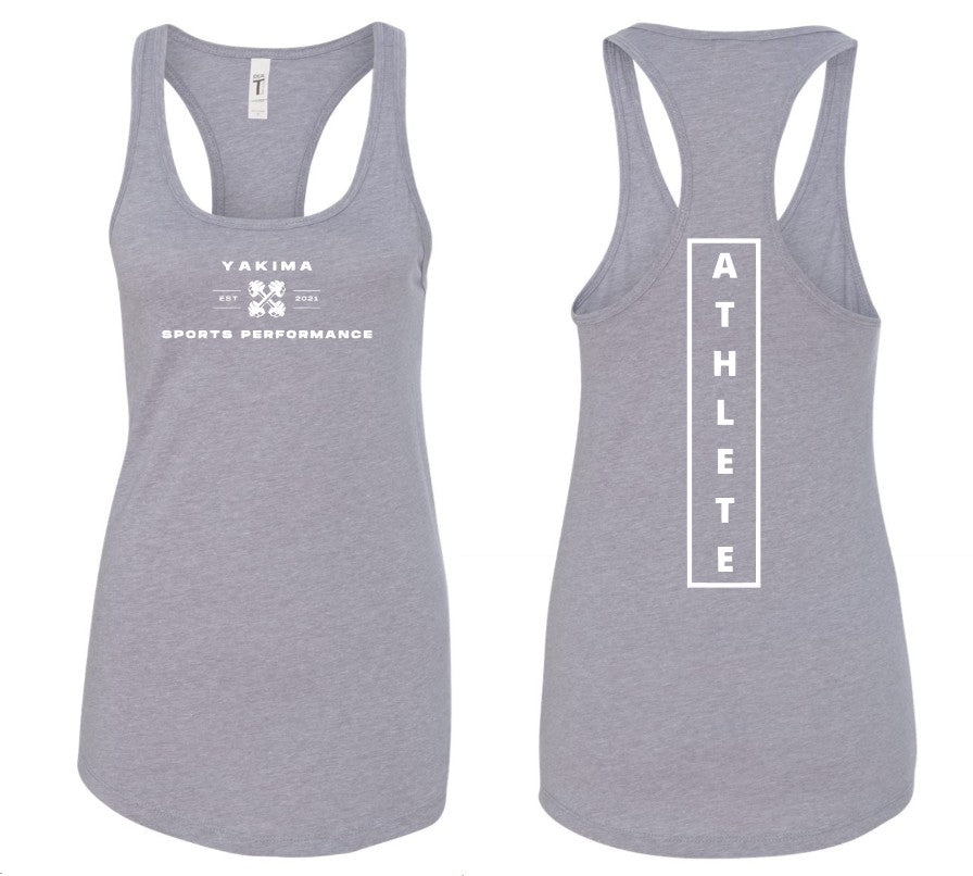 Grey Athlete Tank - Womens