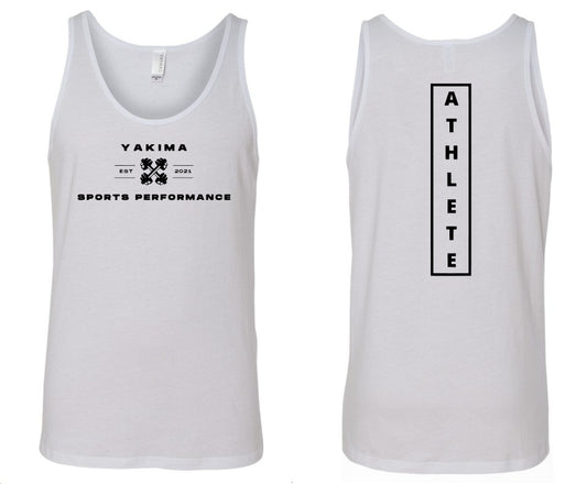 White Athlete Tank - Mens