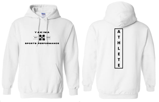 White Athlete Hoodie